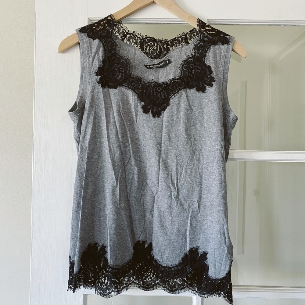 Dolce&Gabbana Lace Tank Top